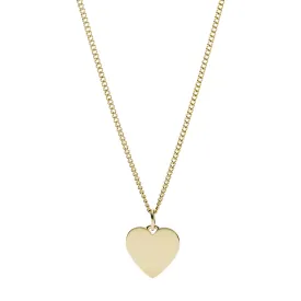 Drew Heart Gold-Tone Stainless Steel Necklace