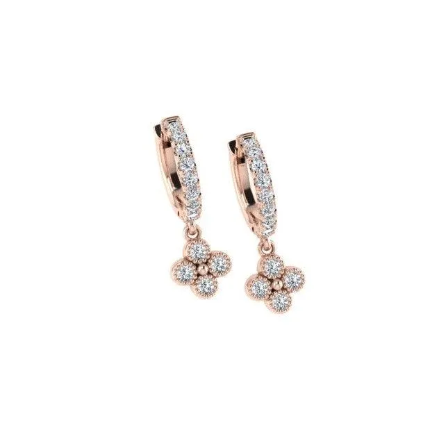 Flower Necklace Earring Set
